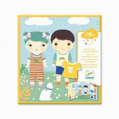 ROUPAS AUTOCOLANTES REMOVÍVEIS +18M