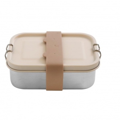 LANCHEIRA AÇO - ROSE (16x11x 5,5 cm - 700ml)