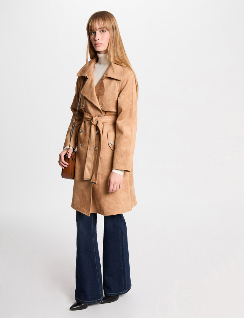 suede trenchcoat suede trenchcoat