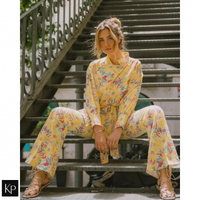 flora flare trousers