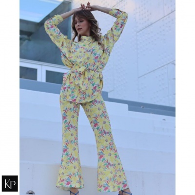 flora flare trousers