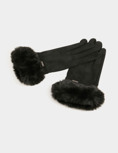fur gloves