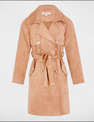 suede trenchcoat
