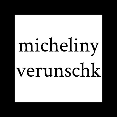 Texto preto em fundo branco com palavras micheliny e verunschk