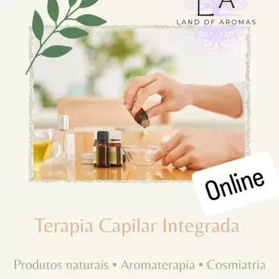Promoção Terapia Capilar Integrada com óleos essenciais e aromaterapia