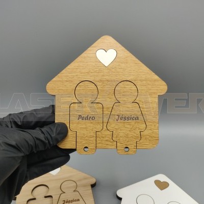 Chaveiro - Personalizado para Casal