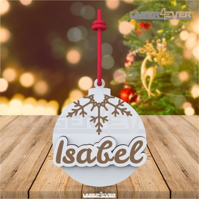 Bola de Natal - Nome Personalizado