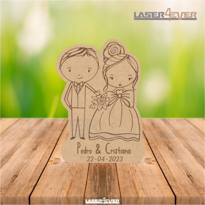 Lembrança Casamento - Casal Noivo Noiva