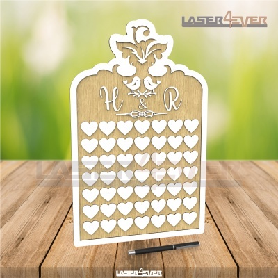 Quadro de Honra Casamento - Vintage