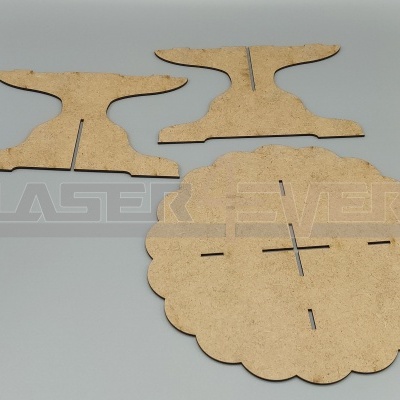 Base para bolo - efeito ondulado