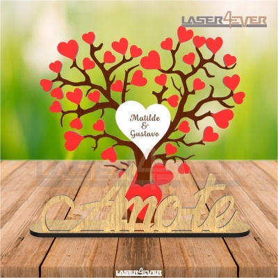 Árvore do Amor - Nomes Personalizados