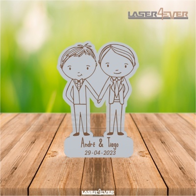 Lembrança Casamento - Casal Noivo Noivo