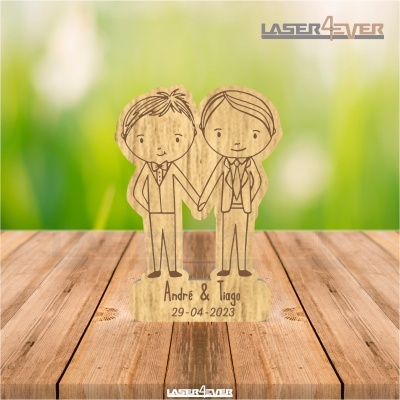 Lembrança Casamento - Casal Noivo Noivo