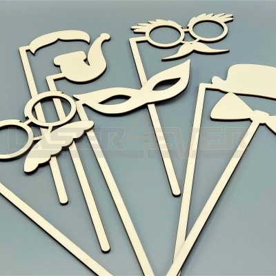 Pack Adereços PHOTO BOOTH para Casamentos