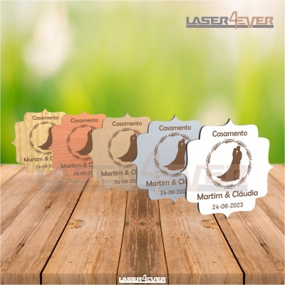 Lembrança Casamento - Casal Beijo Cara