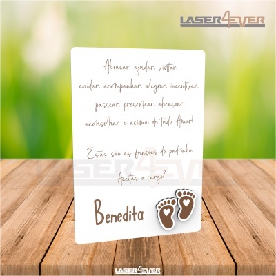 Convite - Pézinhos - Nome Personalizado