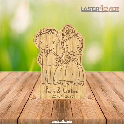 Lembrança Casamento - Casal Noivo Noiva