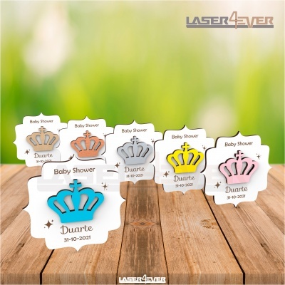 Lembrança Baby Shower Coroa