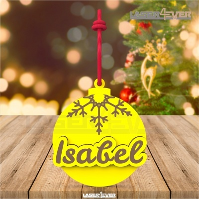 Bola de Natal - Nome Personalizado