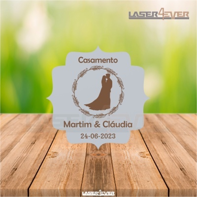 Lembrança Casamento - Casal Beijo Cara