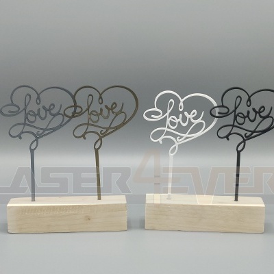 Topo de bolo para Casamento com a Palavra LOVE