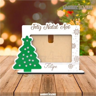 Moldura - Feliz Natal Avô - Nome Personalizado