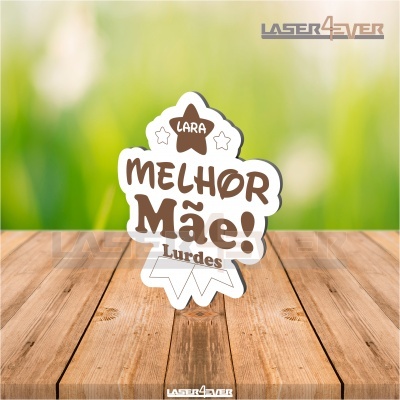 Íman Melhor Mãe - Nomes Personalizados