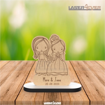 Lembrança Casamento - Casal Noiva Noiva