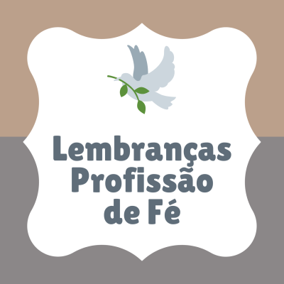Lembranças Profissão de Fé