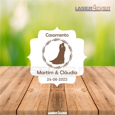 Lembrança Casamento - Casal Beijo Cara