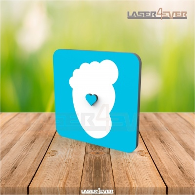 Convite Batismo - Pézinho de Encaixar