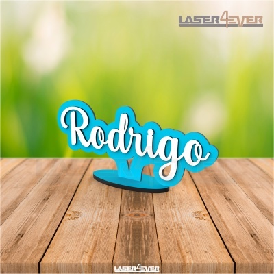 Nome Personalizado Fundo Colorido