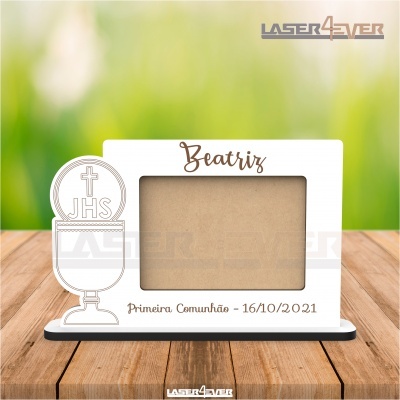 Lembrança 1ª Comunhão Moldura - Cálice