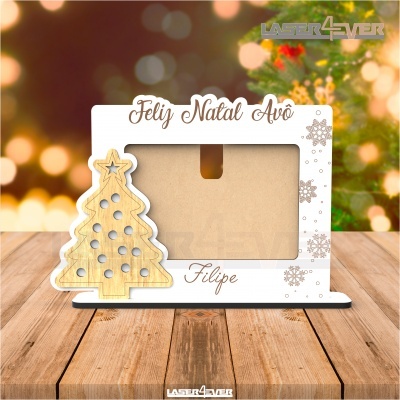 Moldura - Feliz Natal Avô - Nome Personalizado