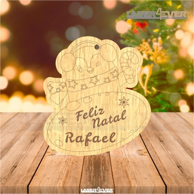 Placa Decorativa - Pinguim Nome Família Personalizado