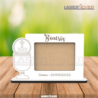 Lembrança Crisma Moldura - Cálice