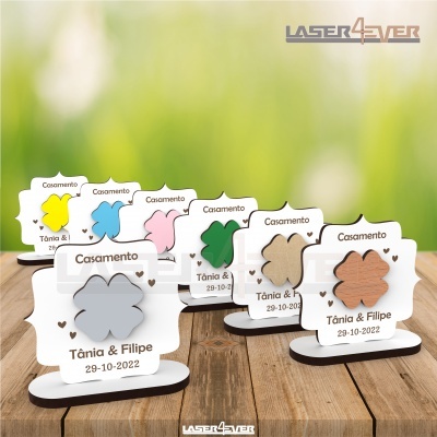 Lembrança Casamento Placa Trevo