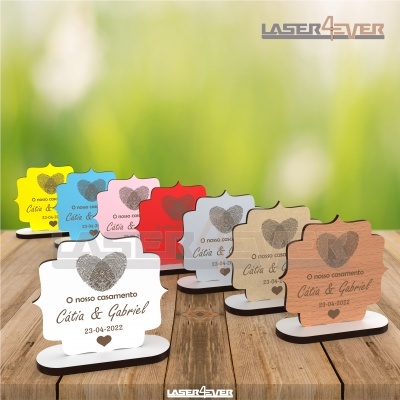 Lembrança Casamento Impressões Digitais