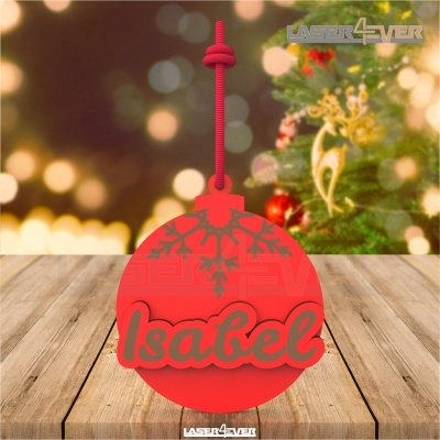 Bola de Natal - Nome Personalizado