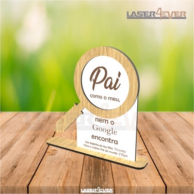 Placa Google Dia do Pai - Nomes Personalizados