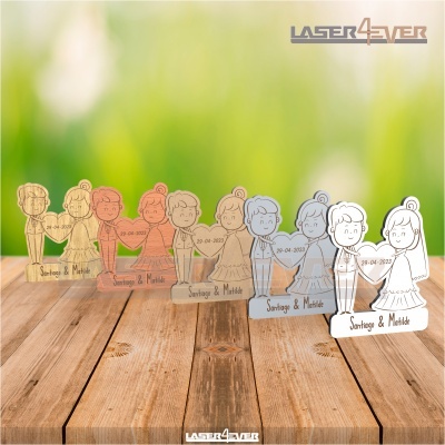 Lembrança Casamento - Casal Coração