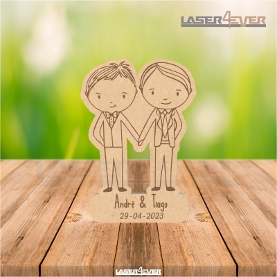 Lembrança Casamento - Casal Noivo Noivo