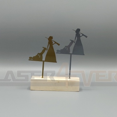 Topo de bolo para Casamento - Tema Casal