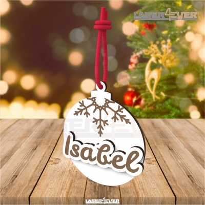 Bola de Natal - Nome Personalizado