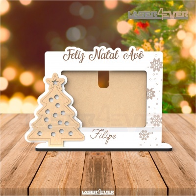 Moldura - Feliz Natal Avô - Nome Personalizado