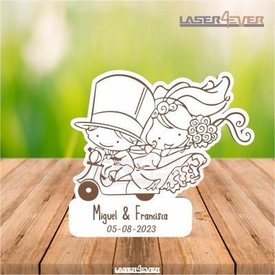 Lembrança Casamento - Casal Mota