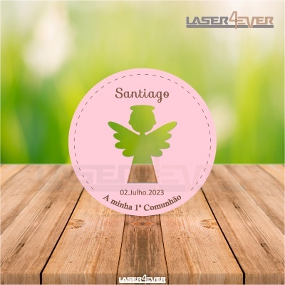 Íman Lembrança 1ª Comunhão Círculo Anjo
