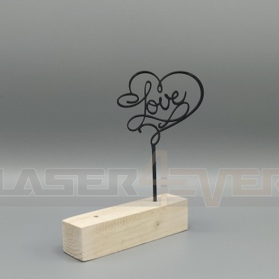 Topo de bolo para Casamento com a Palavra LOVE