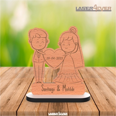 Lembrança Casamento - Casal Coração