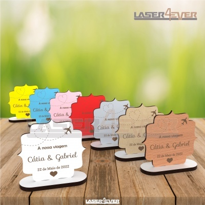 Lembrança Casamento A nossa Viagem